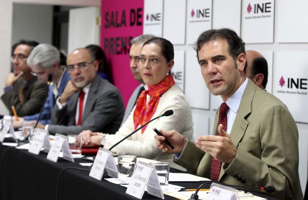 INE afirma que no cometerá errores en 2018