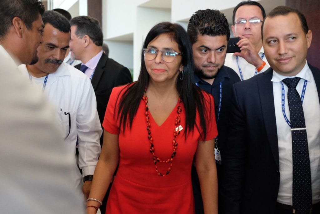 Presidenta de la Asamblea Constituyente de Venezuela, Delcy Rodríguez