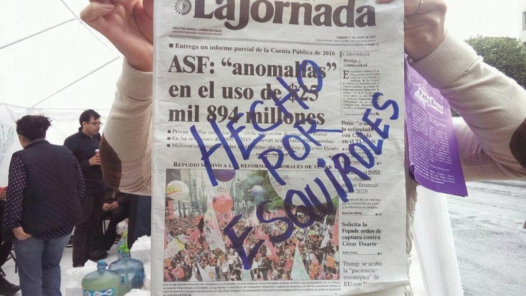 Huelga en La Jornada: división interna y polarización