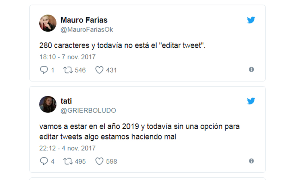 Actualmente, la única forma de corregir un mensaje en Twitter es eliminarlo y reescribirlo. Además de perder la repercusión que hubiera tenido en retuits