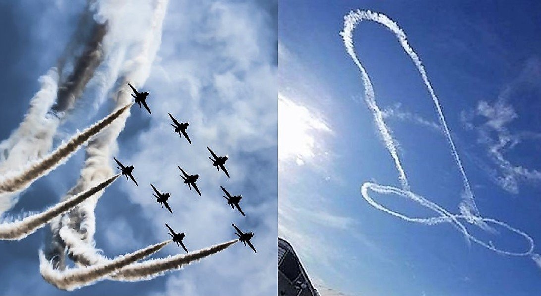 Pilotos dibujan un pene en el cielo de Washington; la naval investigará