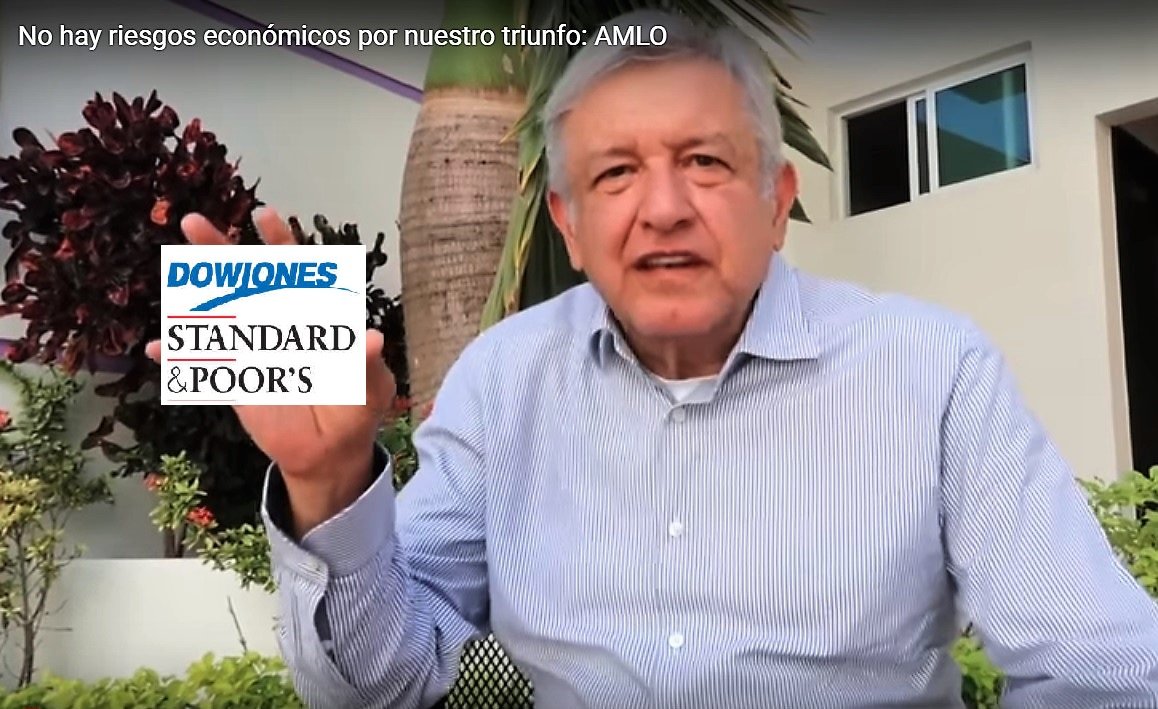 AMLO falsea en video informción de Standard & Poor’s sobre Morena