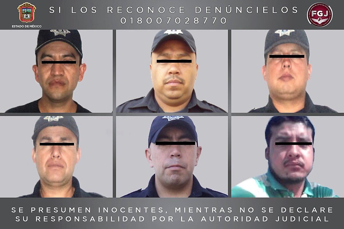 Aprehenden a 5 policías y 1 civil por posible desaparición forzada Edomex