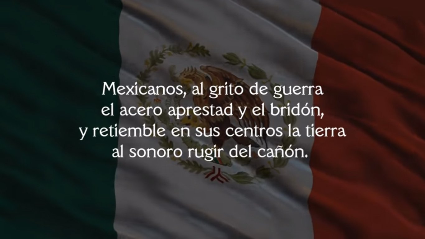 Recomendamos: Himno nacional mexicano, letra completa